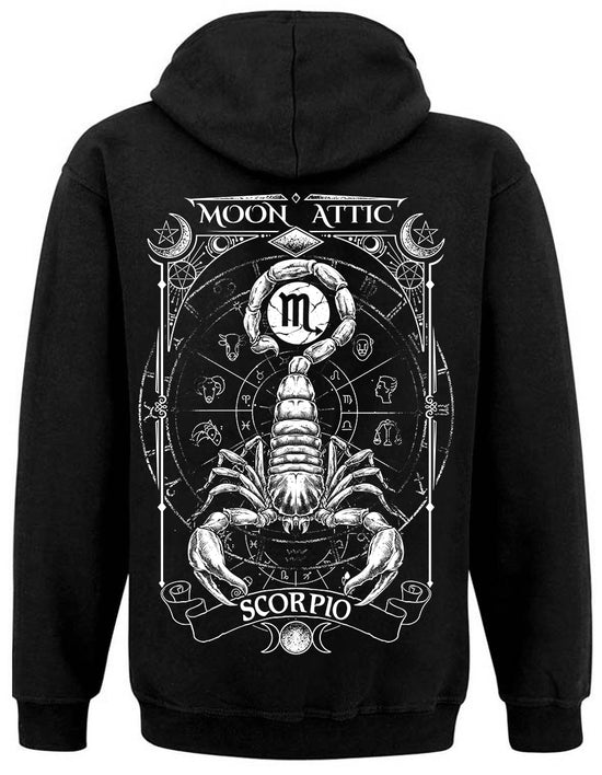 Sweat Zippé Unisex Moon Attic  Astro Scorpio