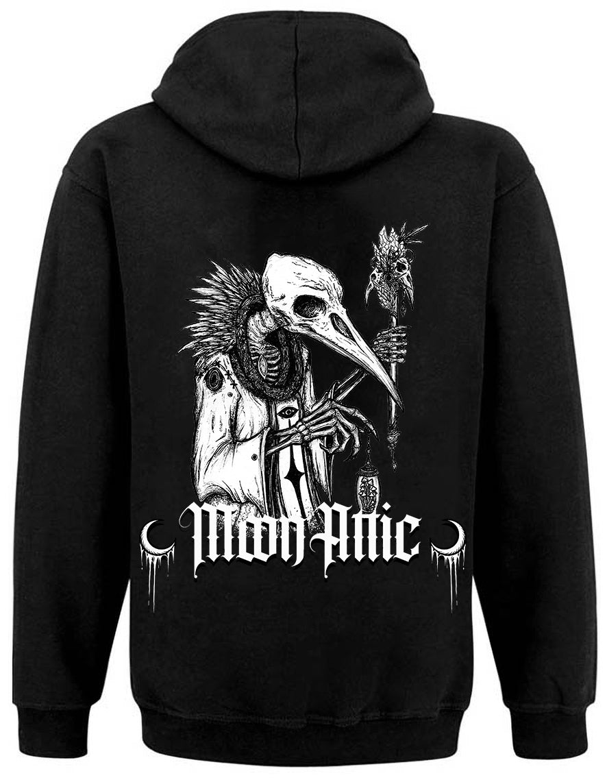 Sweat unisexe Zip Moon Attic Raven Attic