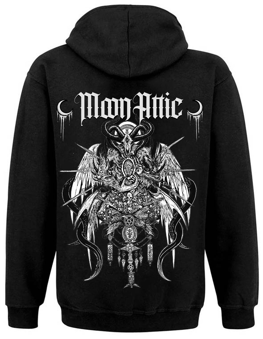 Sweat unisexe Zip Moon Attic  Azazel Attic