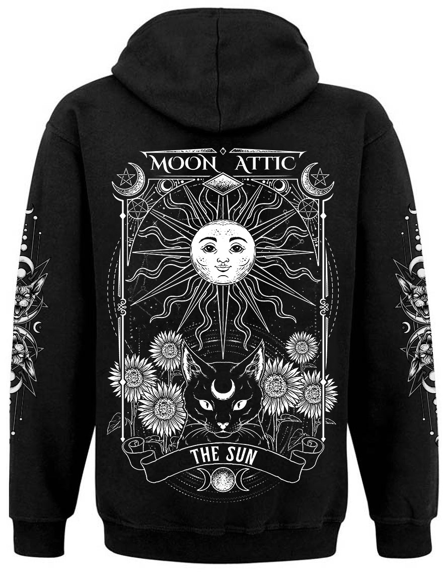 Sweat Zip Unisexe Moon Attic  Tarot The Sun Attic