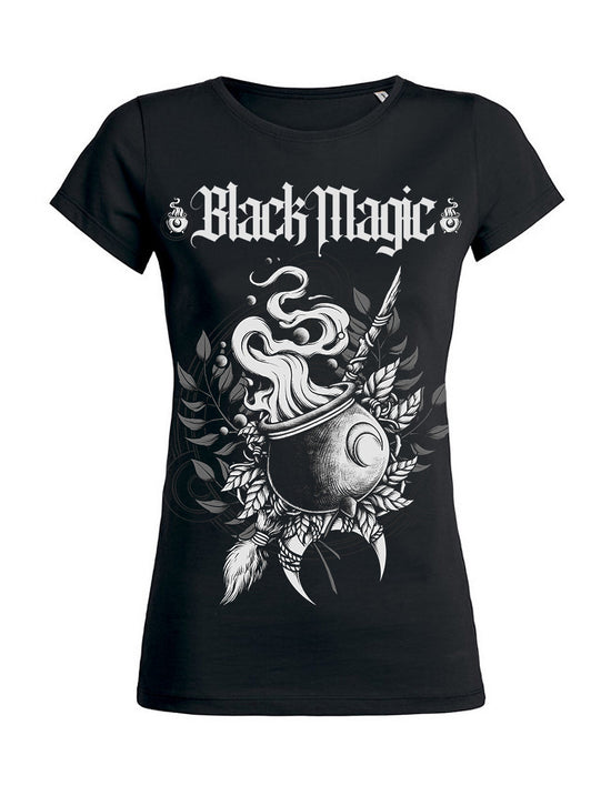 T-shirt femme Wants Moon Attic X Black Magic 02