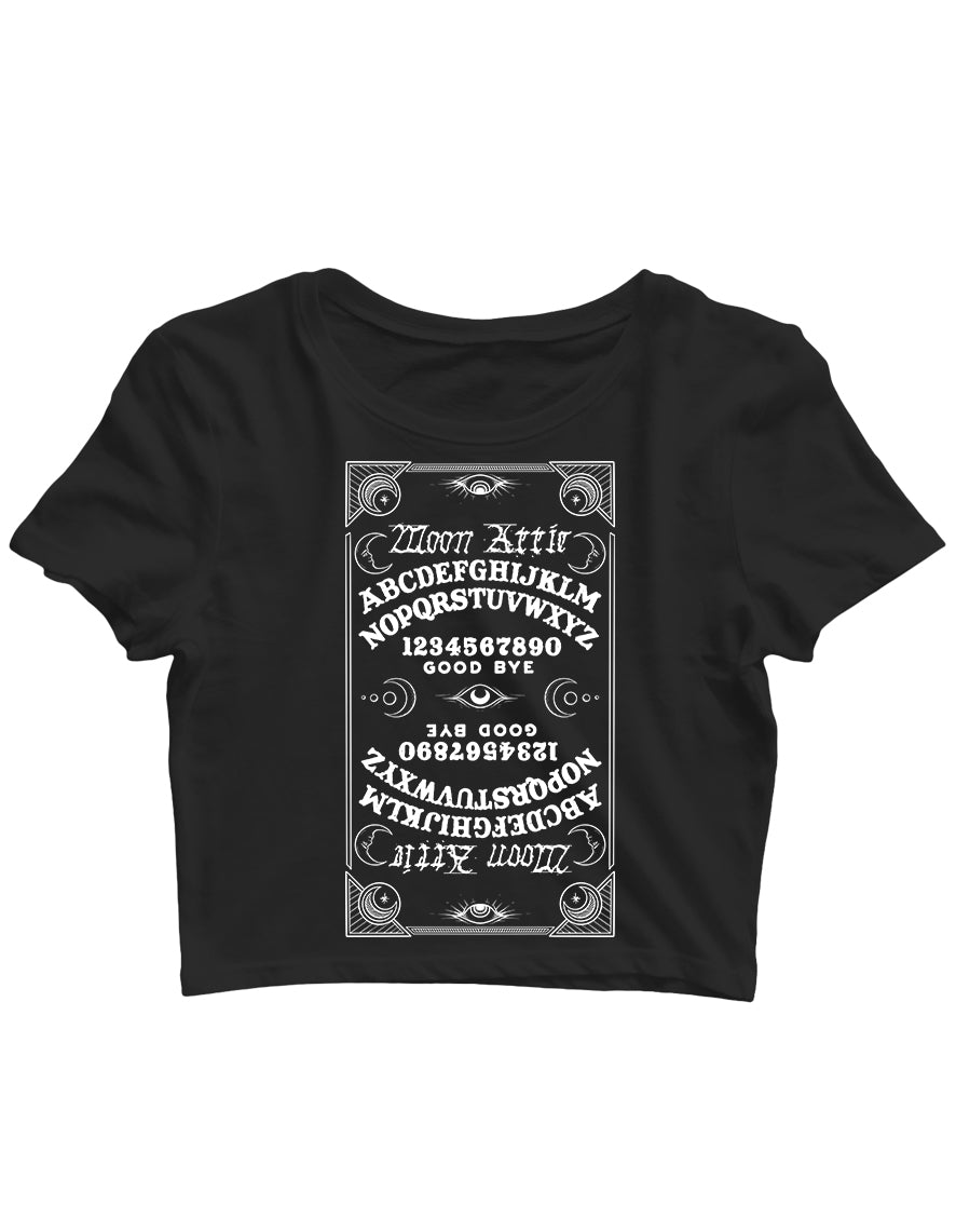 T-shirt femme Crop Top Moon Attic Ouija Attic