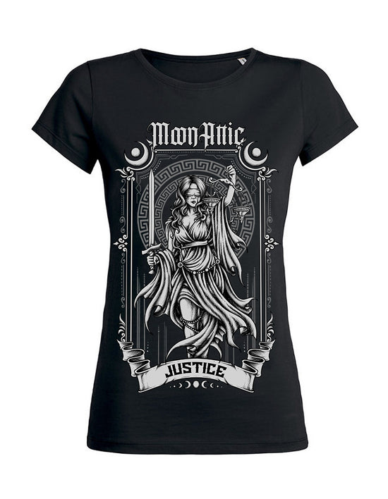 T-shirt femme Wants Moon Attic  Tarot justice