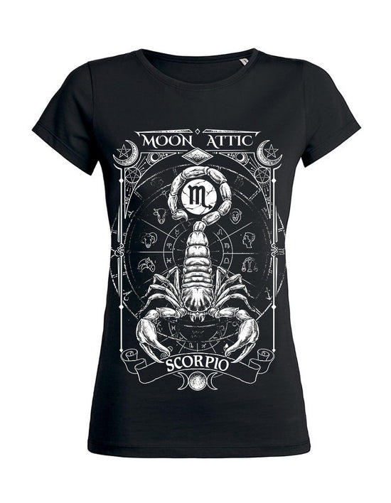 T-shirt femme Wants Moon Attic  Astro Scorpio