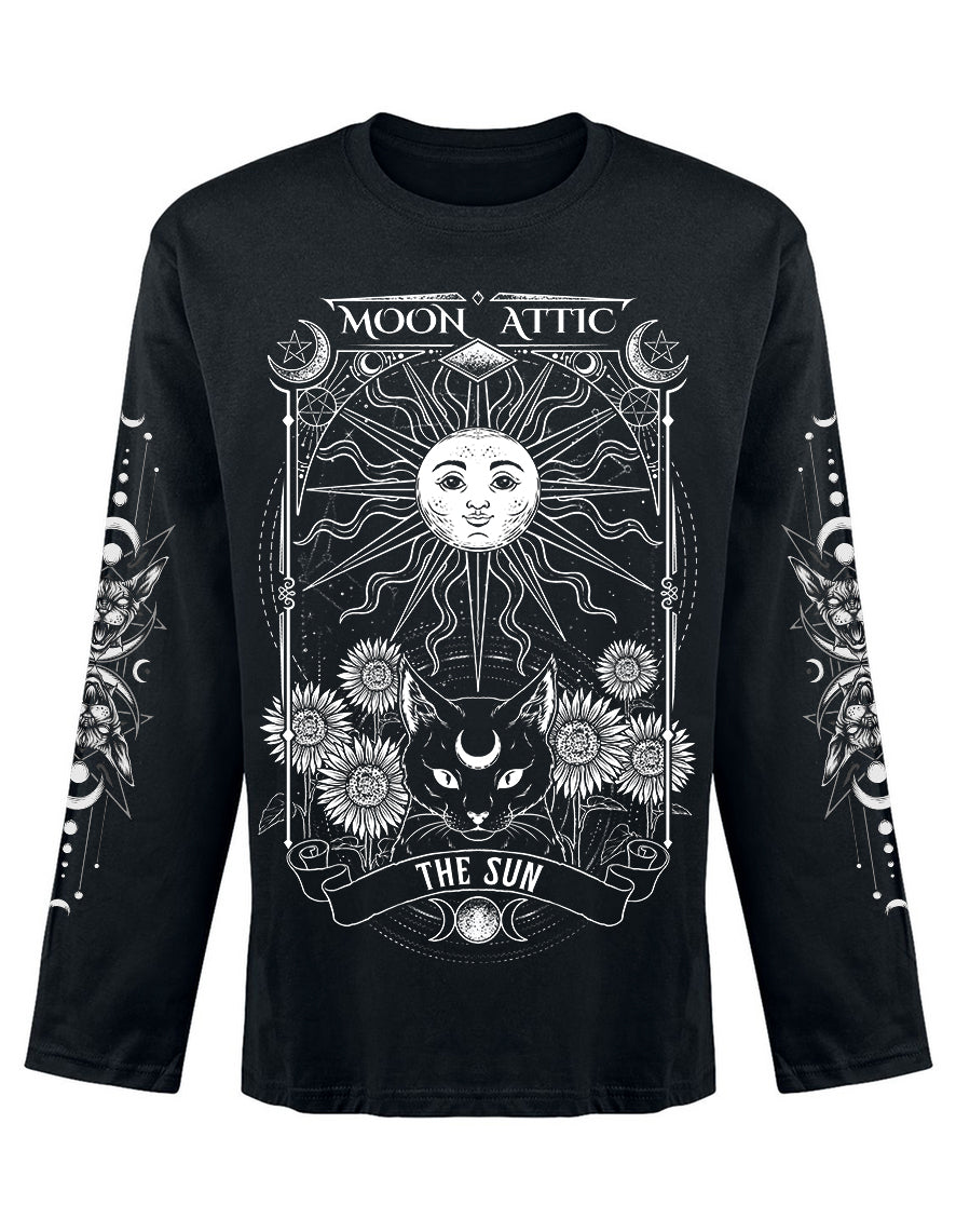 T-shirt unisexe Long Sleeve Moon Attic  Tarot The Sun Attic