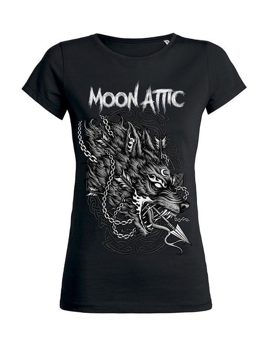 T-shirt femme Wants Moon Attic Wolf Attic