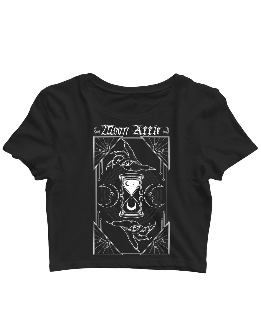 T-shirt femme Crop Top Moon Attic  The Ink Of Time Attic