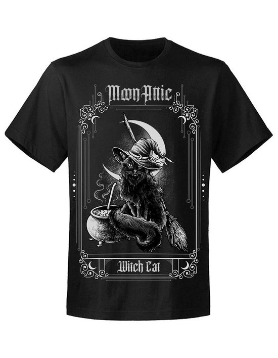 T-shirt homme Moon Attic Witch Cat