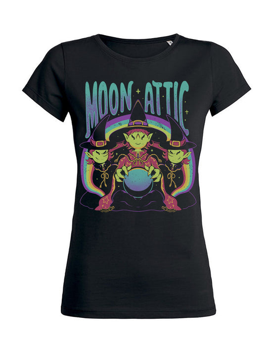 T-shirt femme Wants Moon Attic the three witches Attic