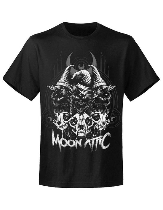 T-shirt homme Moon Attic The Three Witch Cat