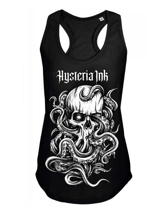 Debardeur femme Justin Hysteria Ink Octo Skull Ink