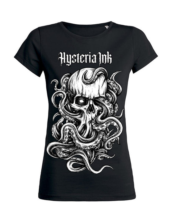 T-shirt femme Want Hysteria Ink Octo Skull Ink