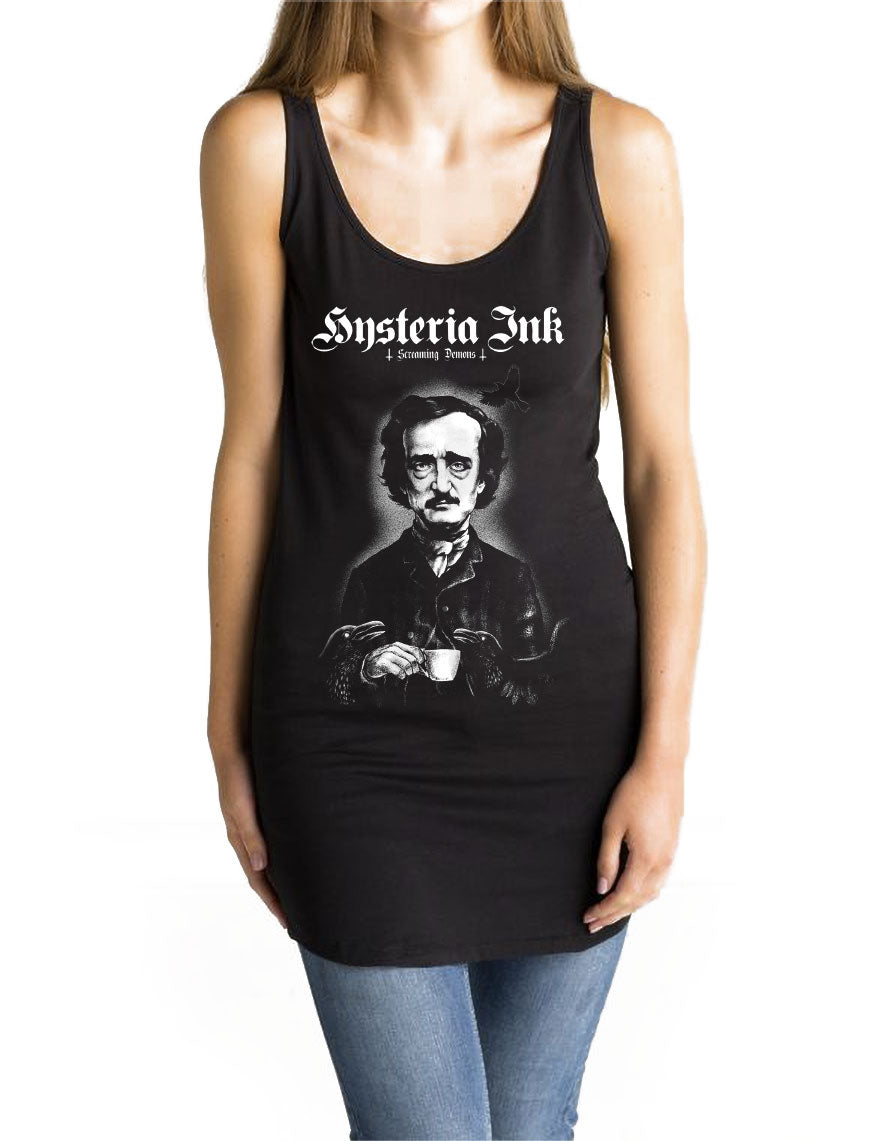 Robe Curved Vest Dress  Hysteria Ink X Screaming Demons Nevermore Ink