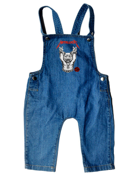 Salopette en Jean Baby Hysteria Ink Metallicat