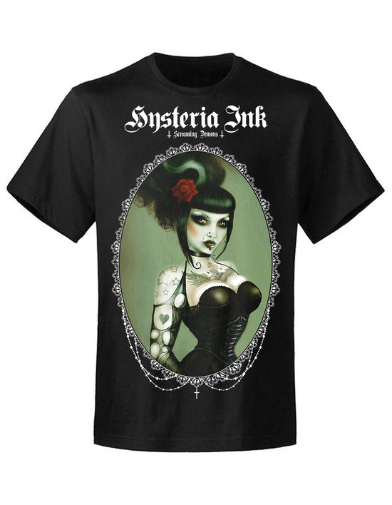 T-shirt unisexe Hysteria Ink  X Screaming Demons Sonia Ink