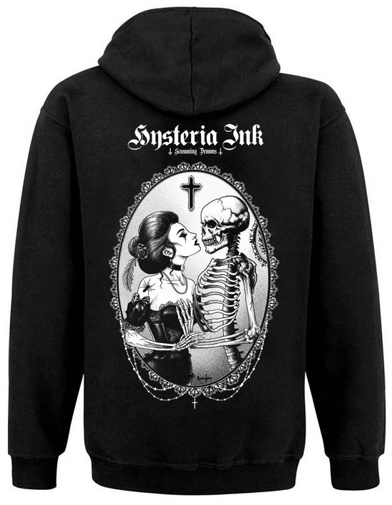 Sweat Zip unisexe Hysteria Ink X Screaming Demons Love Me Ink