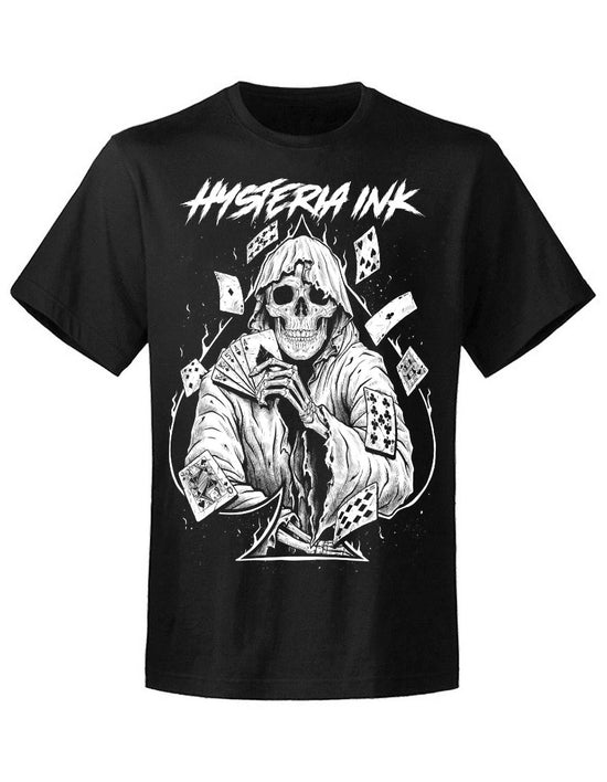 T-shirt unisexe Hysteria Ink  Poker Face Ink