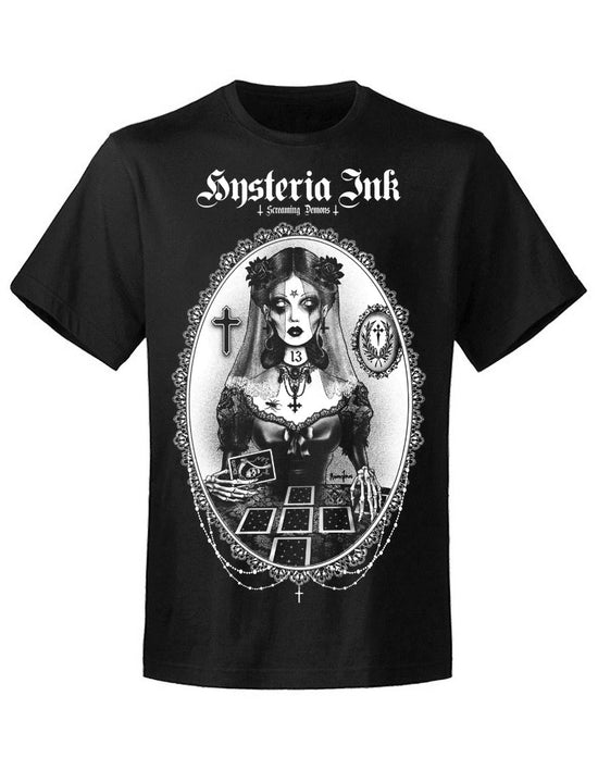 T-shirt unisexe Hysteria Ink X Screaming Demons Miss Screaming Ink