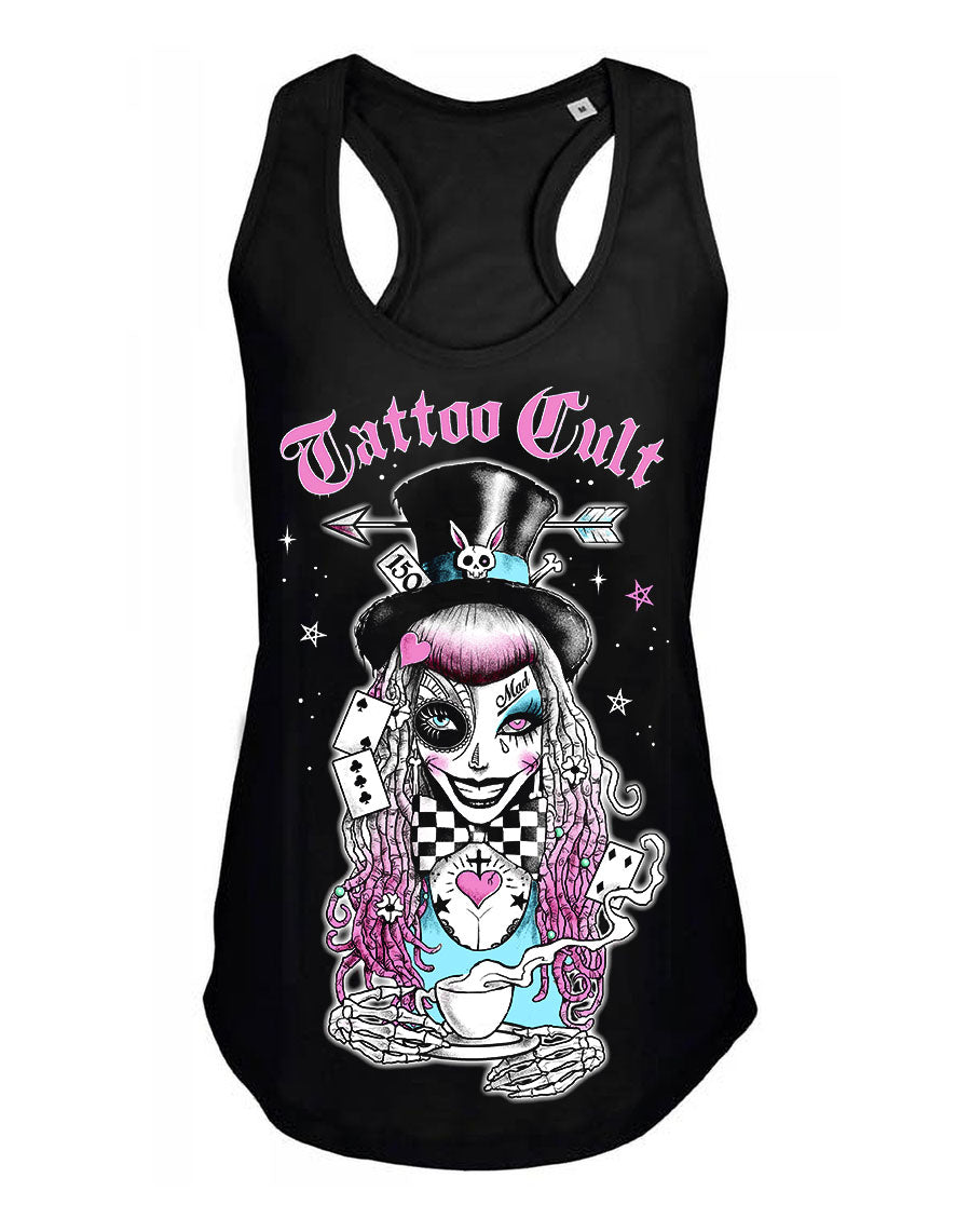 Debardeur Femme Justin Tattoo Cult Mad Woman Cult
