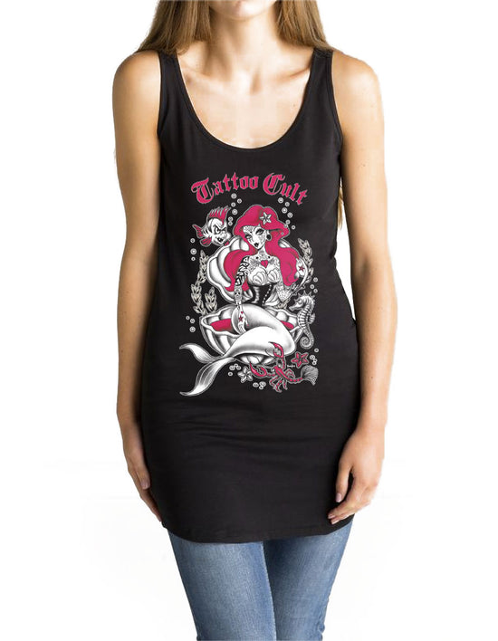 Geschwungenes Westenkleid Tattoo Cult Mermaid Cult