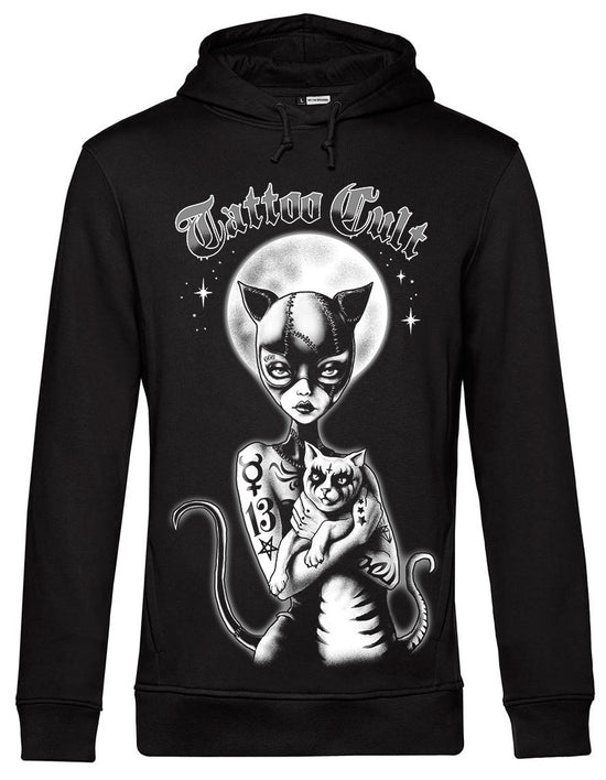 Sweat Capuche Sider Tattoo Cult Miss Cat Cult