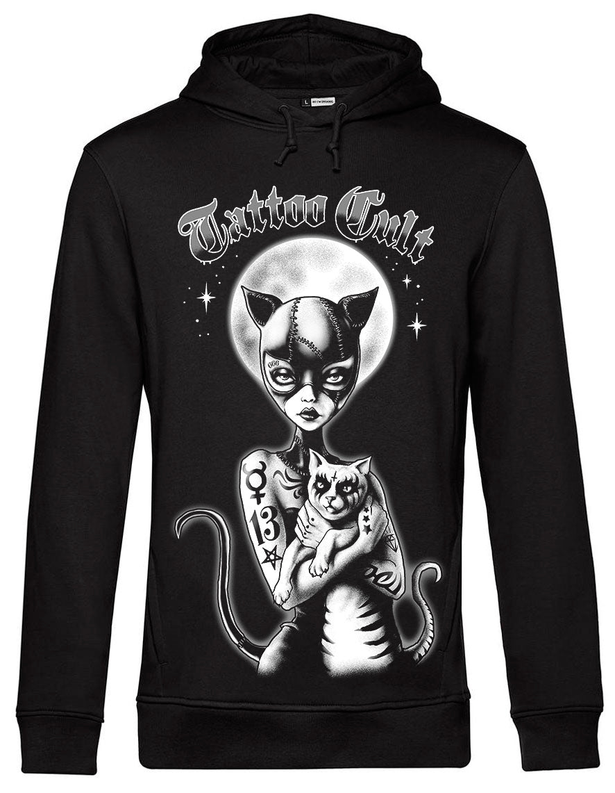 Sweat Capuche Sider Tattoo Cult Miss Cat Cult