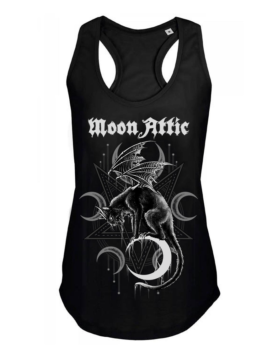 Debardeur femme justin Moon Attic Moon Cat Attic