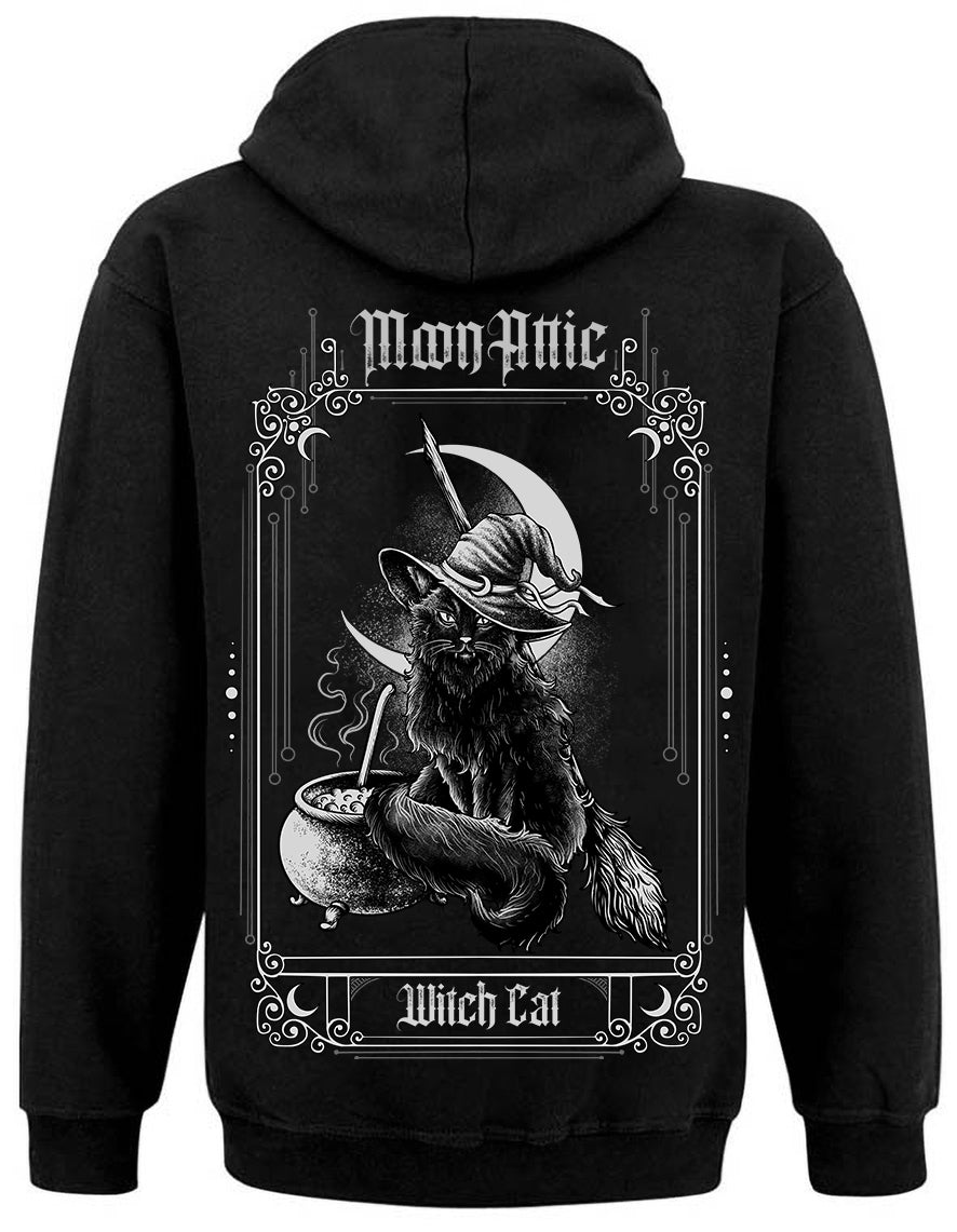 Sweat  Zip Moon Attic unisexe Sider Witch Cat