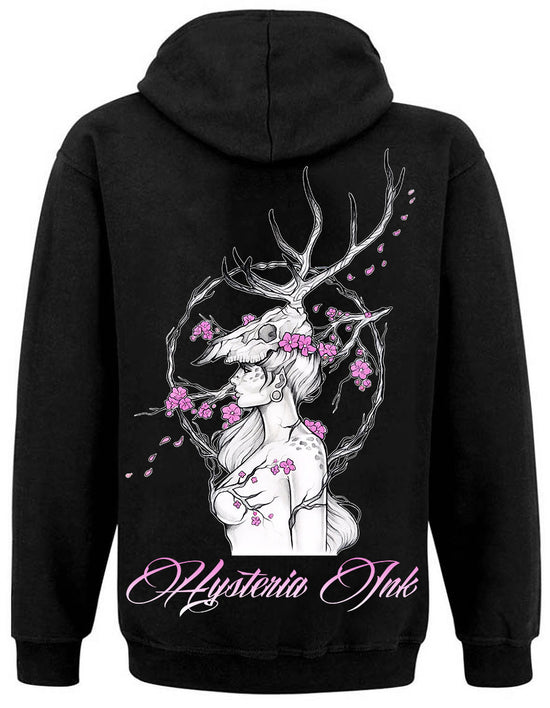 Sweat Zip Unisexe Hysteria Ink Flowers Marine Art