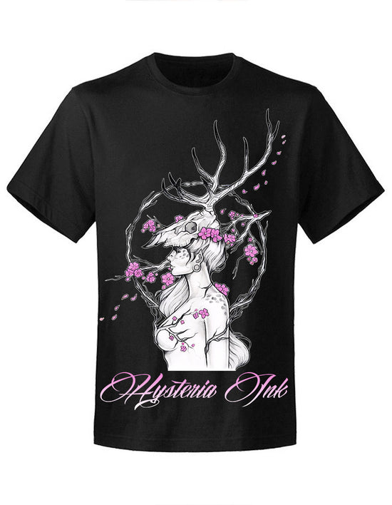 T-shirt unisexe Hysteria Ink Flowers Marine Art