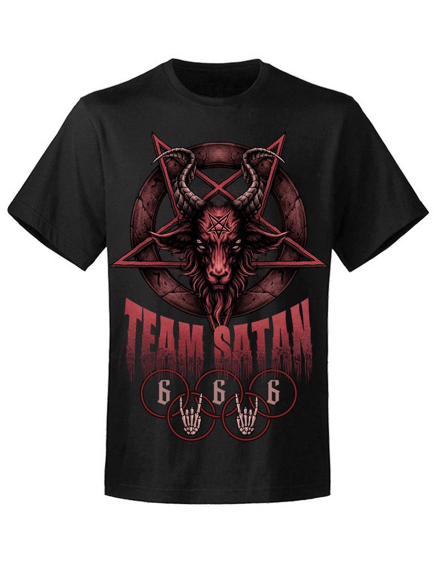 T-shirt unisexe Hysteria Ink Team Satan