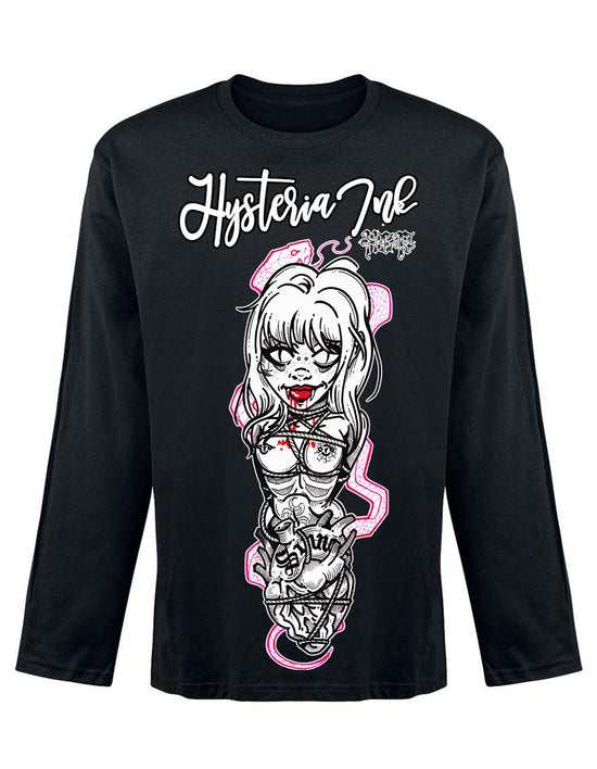 T-shirt unisexe manches longues Hysteria Ink X HER kinky