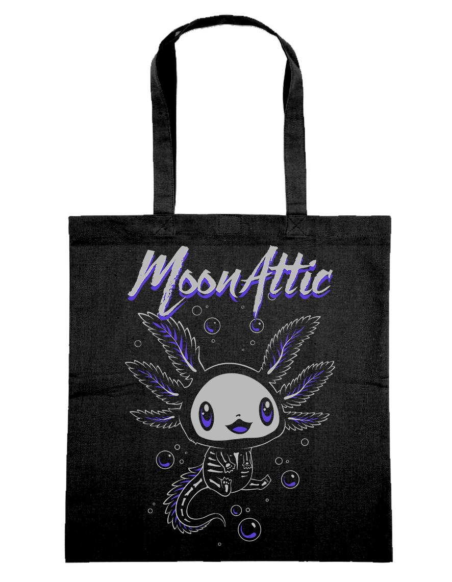 Tote bag Moon Attic Skelly Axolotl Attic