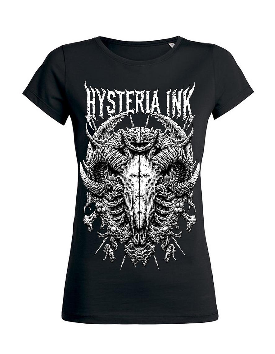 T-shirt femme Hysteria Ink SkullGoat
