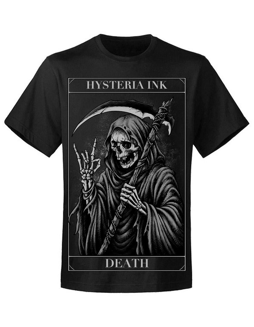 T-shirt unisexe Hysteria Ink Death Tarrot Ink