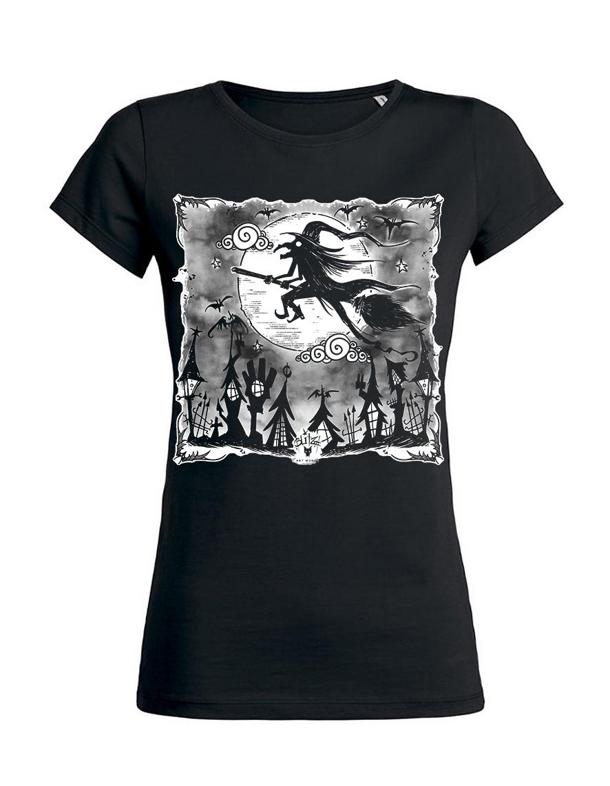 T-shirt femme Hysteria Ink Blitz'Art Sorcière