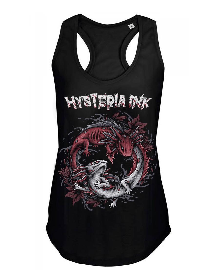 Debardeur femme Hysteria Ink Axolotl Ying Yang Ink