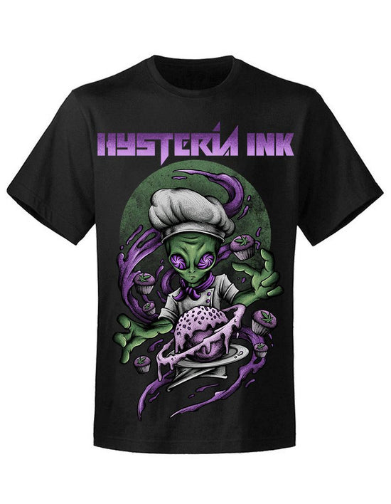 T-shirt unisexe Hysteria Ink ALien Space Cake