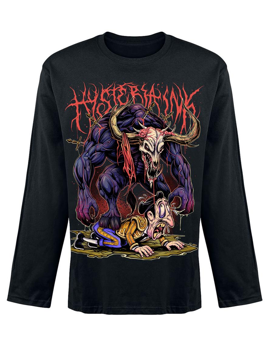 T-shirt unisexe manches longues Hysteria Ink Bullfigthter Ink