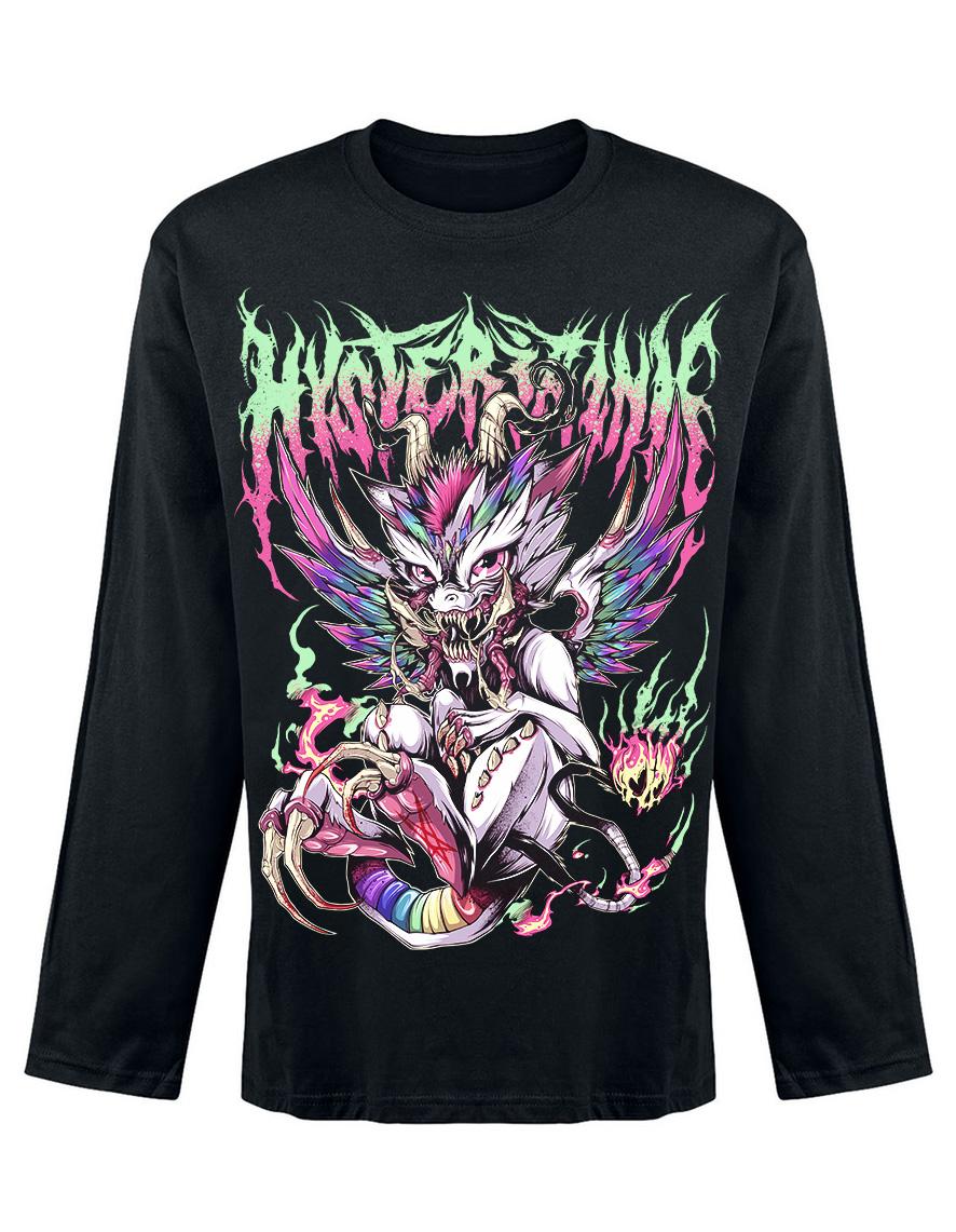 T-shirt unisexe manches longues Hysteria Ink Drag-Bow Ink