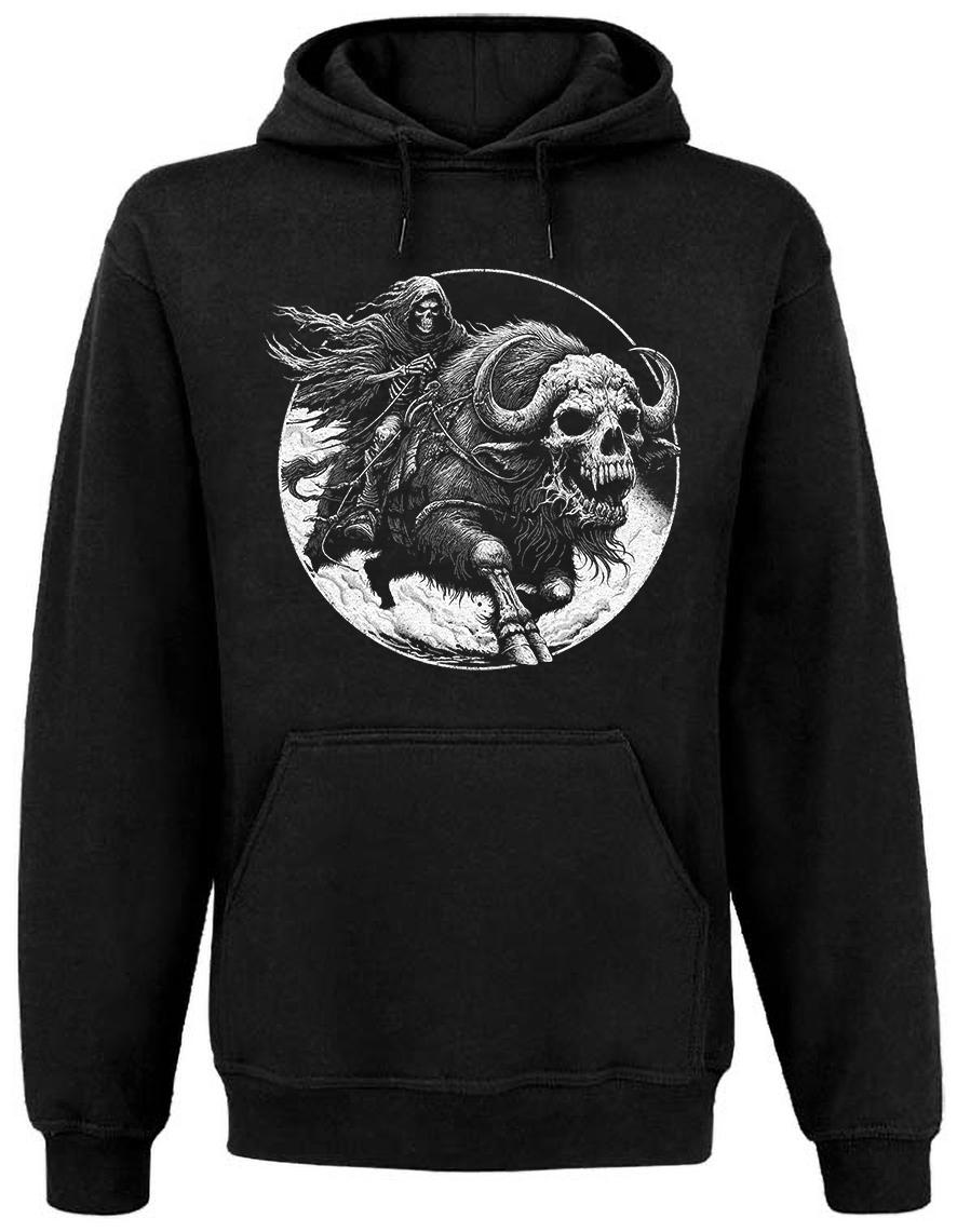 Sweat Unisexe Poches Kangourou Hysteria Ink Bufallo Rider