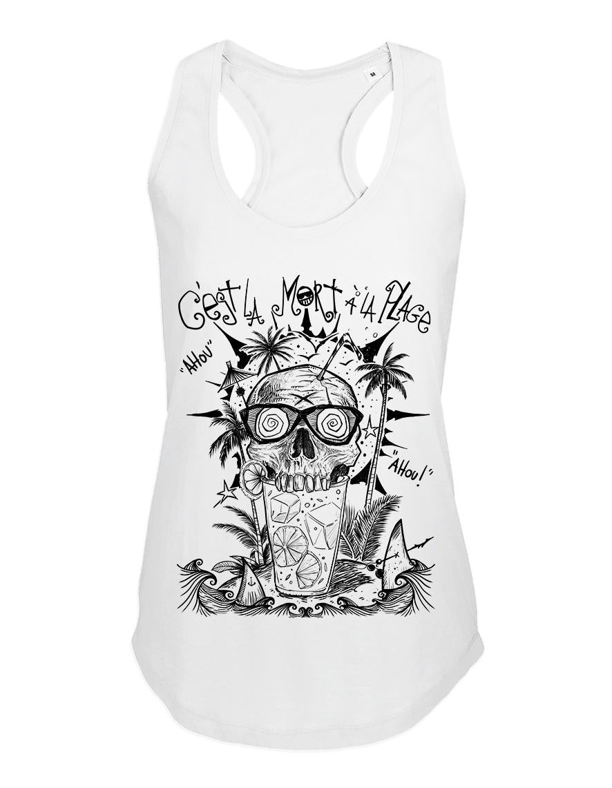 Debardeur femme Hysteria Ink Blitz'Art C'est la Mort à la Plage