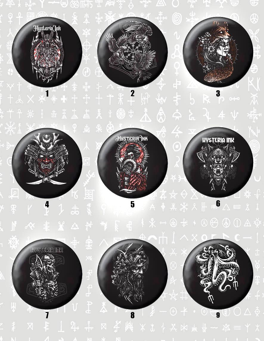 Badges Hysteria Ink #1