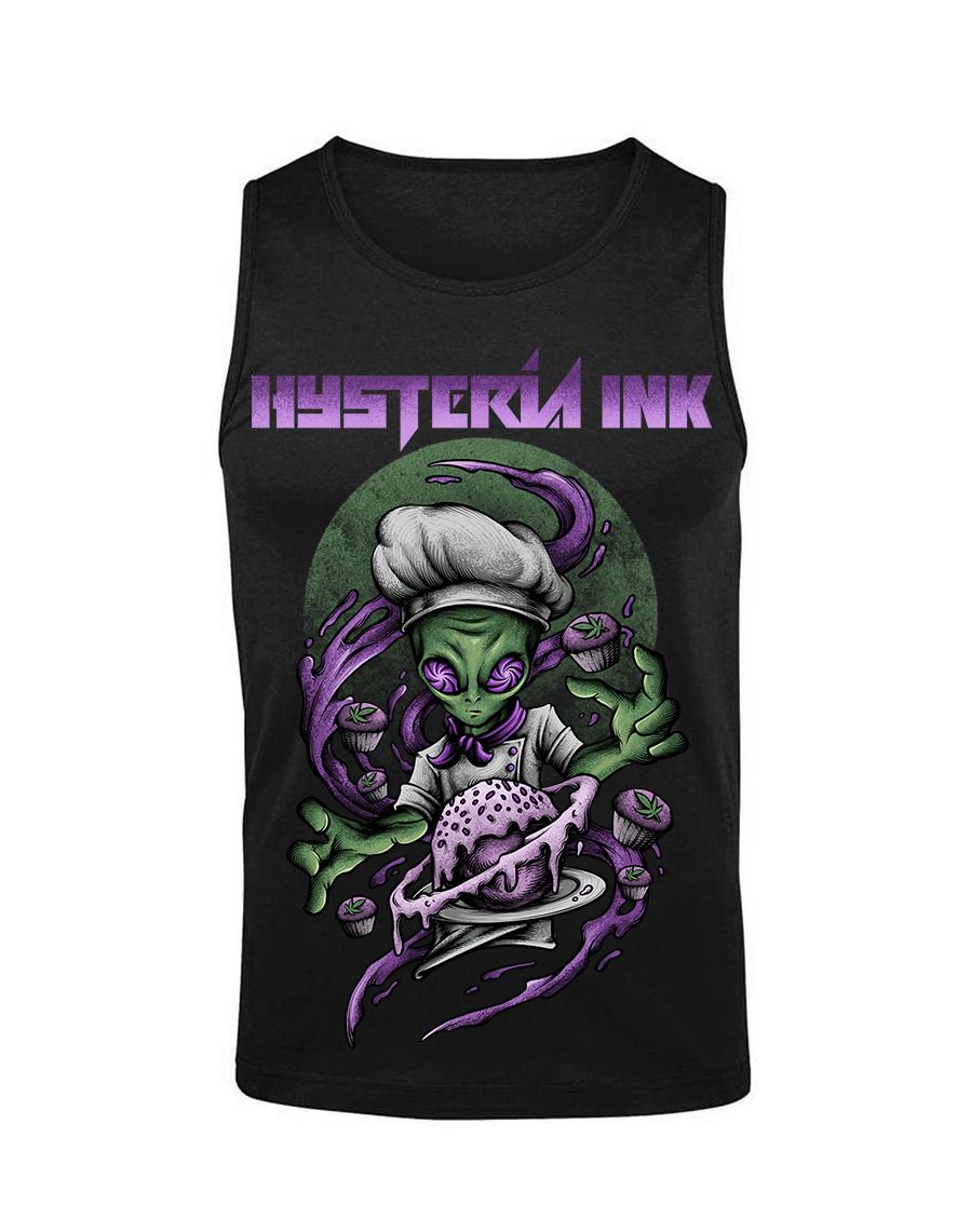 Debardeur homme Hysteria Ink ALien Space Cake