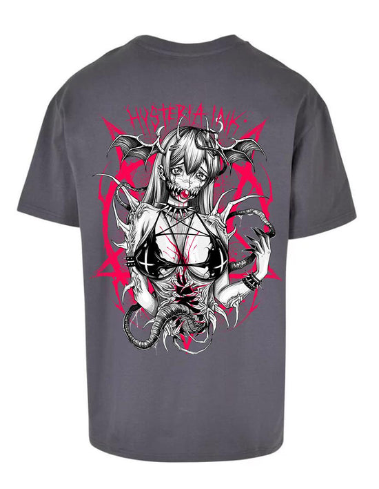 T-shirt Oversize Hysteria Ink Manga Demon