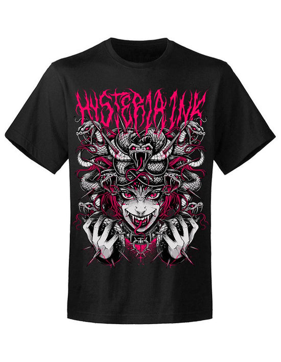 T-shirt unisexe Hysteria Ink Manga Medusa Ink