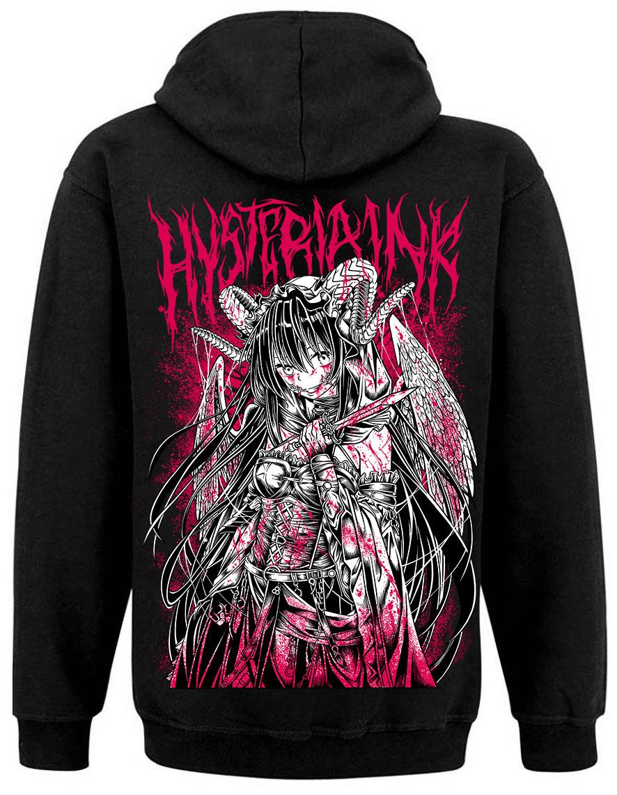 Sweat Zip Unisexe Hysteria Ink Manga Death Angel Ink