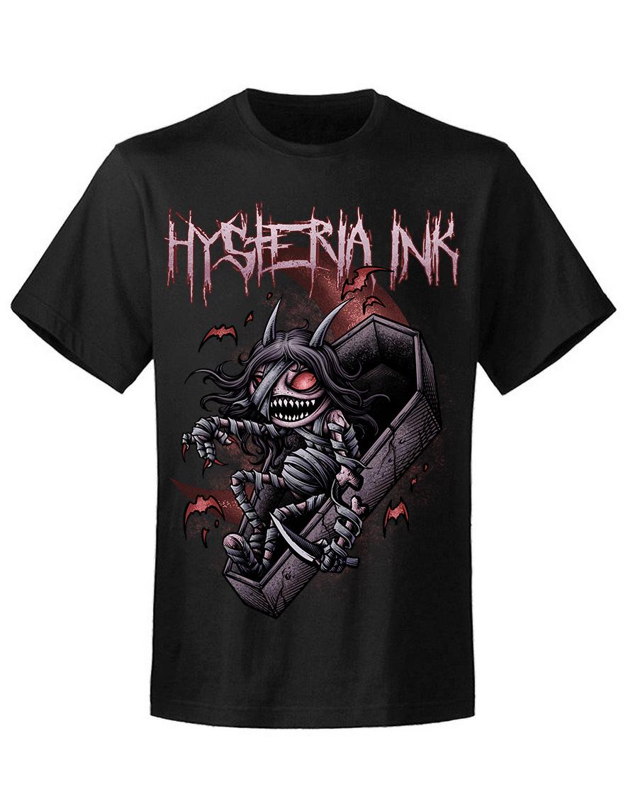T-shirt unisexe Hysteria Ink Miss Ink coffin Ink
