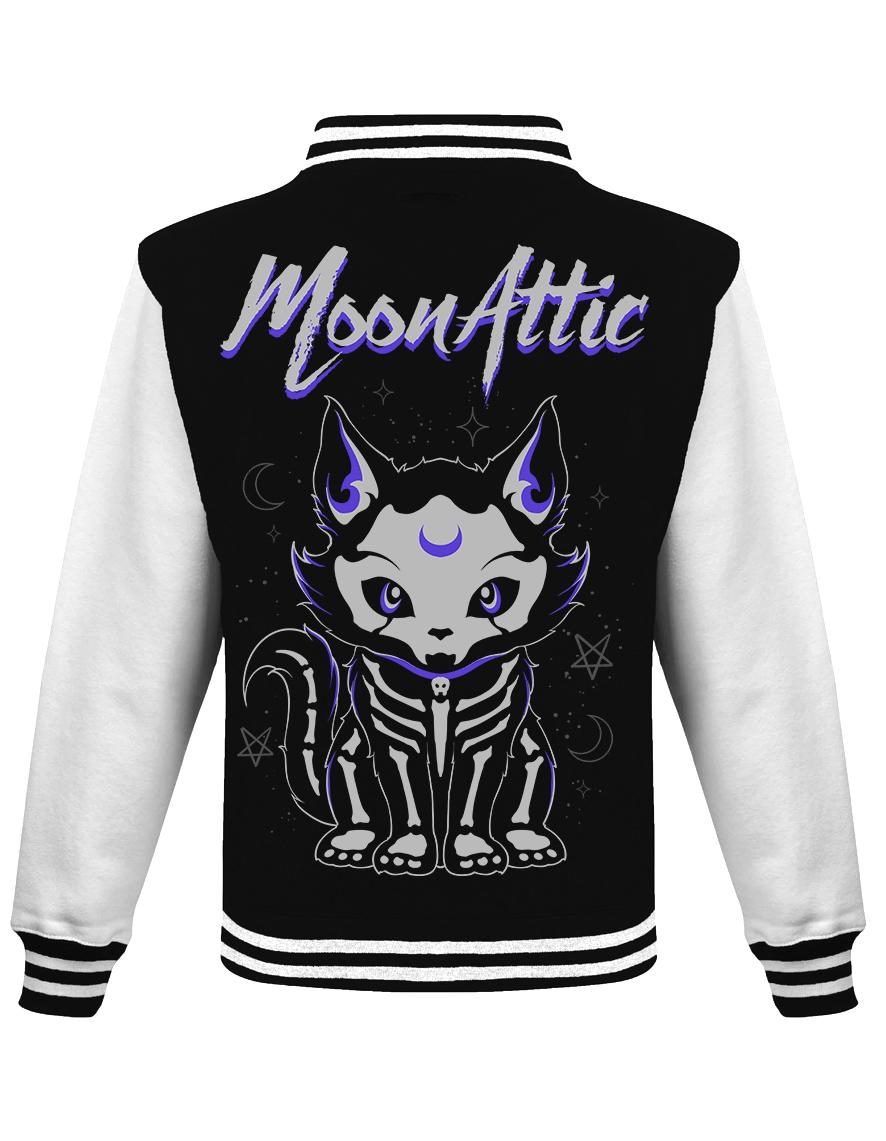 Veste Teddy Unisexe Moon Attic Skelly Cat Attic