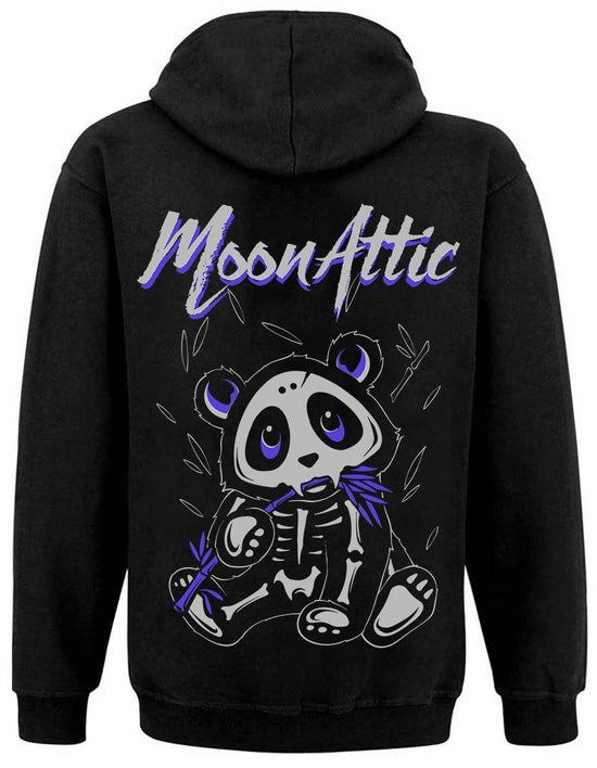 Sweat zip unisexe Moon Attic Skelly Panda Attic